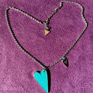 Guess heart necklace